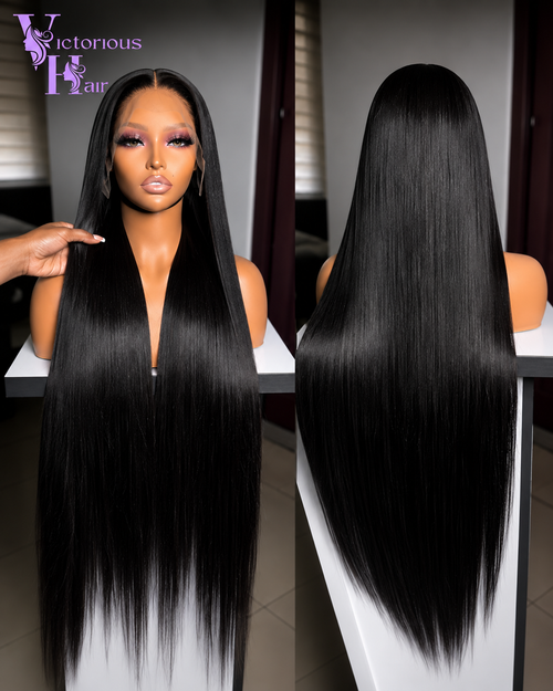Density 13x4 13x6 Lace Frontal Human Hair Wigs Straight Lace Frontal Wig